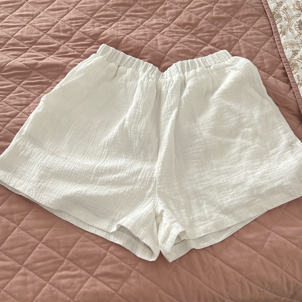 Princess Polly gauze linen shorts